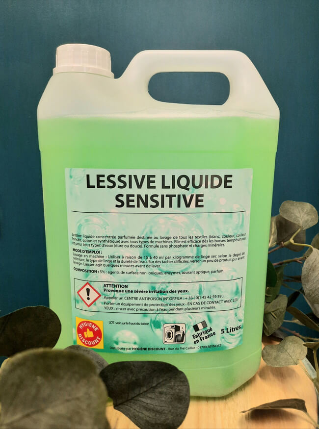 Lessive liquide sensitive